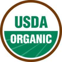 USDA organic logo indicating item is organic