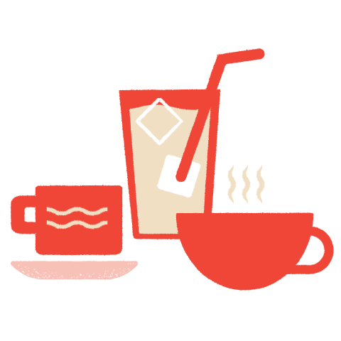 illustration of 3 individual drinks