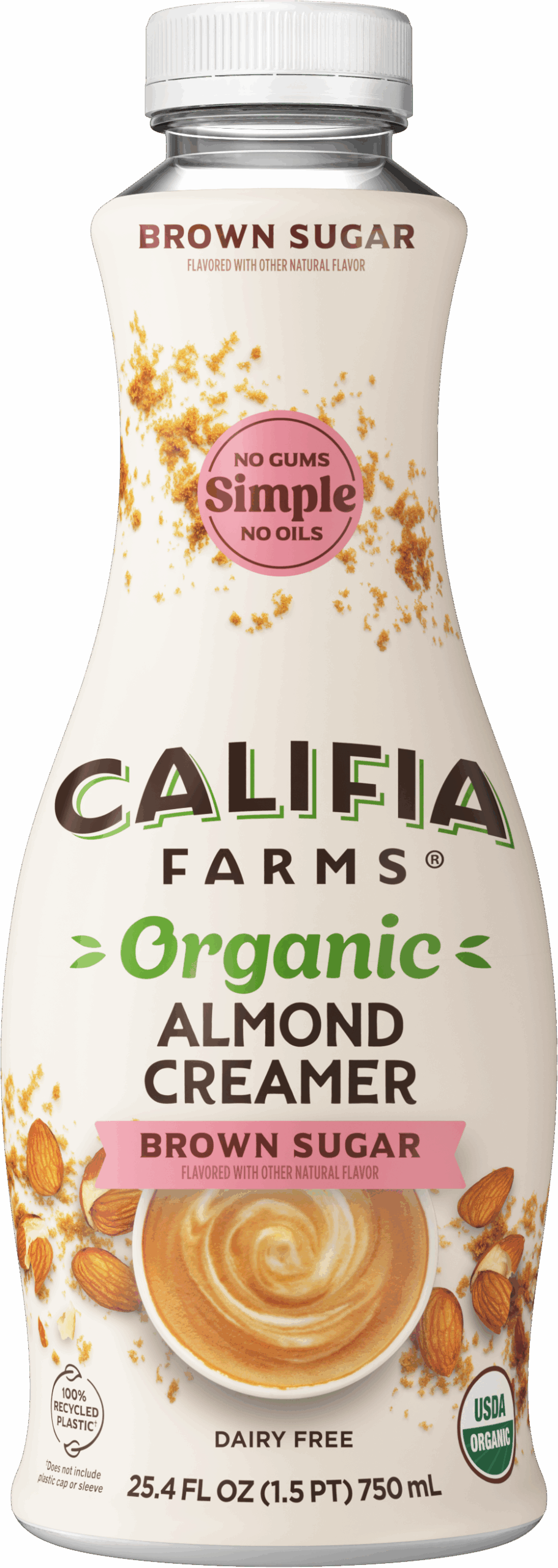 Picture of Califia Farms Organic Brown Sugar Coffee Creamer. Click navigate to Creamer category.