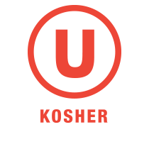 Kosher logo indicating item is Kosher