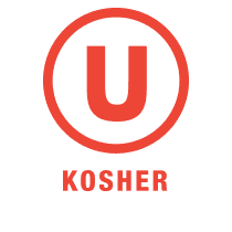 Kosher logo indicating item is Kosher