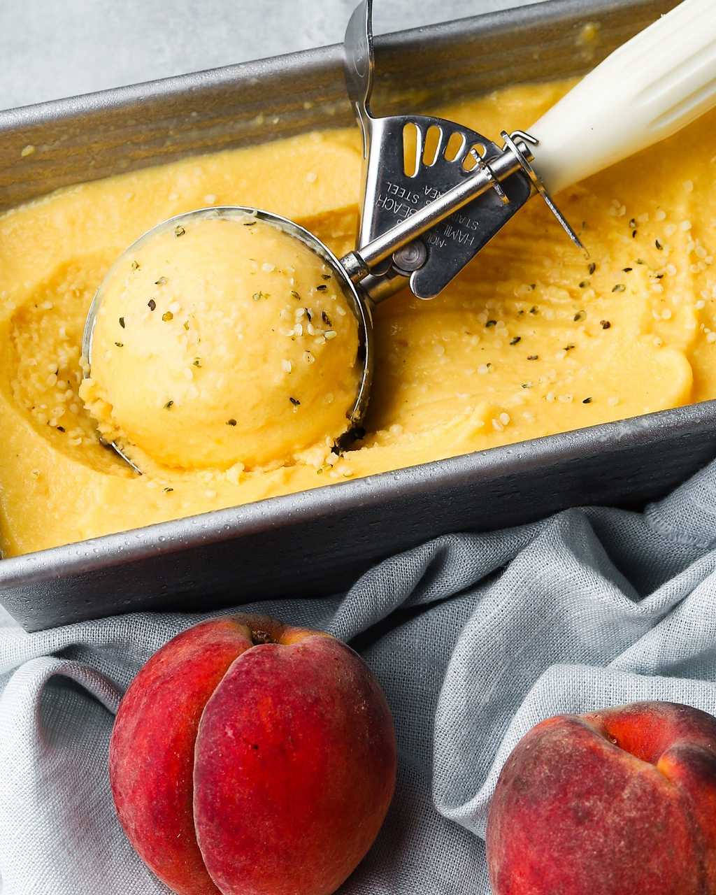 Peach Mango Ice Cream