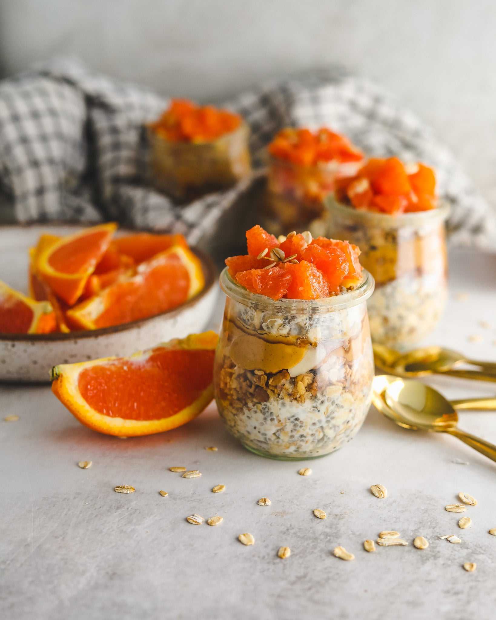 Orange Creamsicle Overnight Oats - Downshiftology